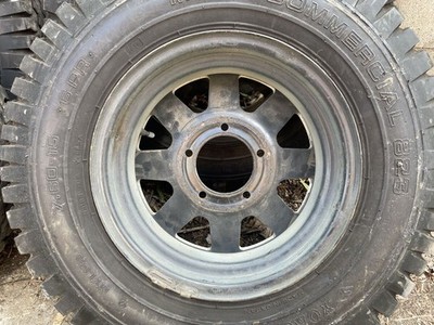 JDM Used Mitsubishi Jeep Genuine Wheels 4-Wheel Set 15 PCD139.7 Rare I (No Tires) - Image 8
