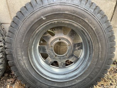 JDM Used Mitsubishi Jeep Genuine Wheels 4-Wheel Set 15 PCD139.7 Rare I (No Tires) - Image 9