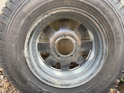 JDM Used Mitsubishi Jeep Genuine Wheels 4-Wheel Set 15 PCD139.7 Rare I (No Tires) - Image 10