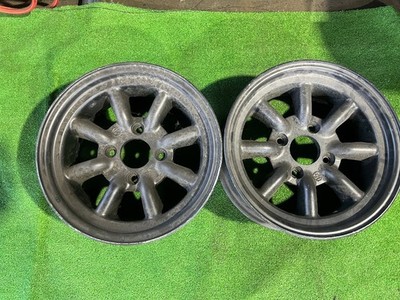 JDM Used rare Watanabe 14x6.5J PCD114.3 4-hole wheels 2-Wheel Set (No Tires)