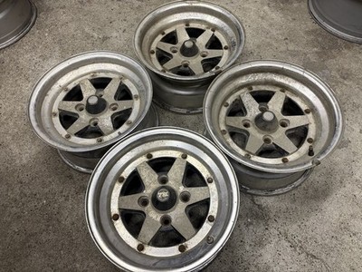 JDM SSR Longchamp XR-4 Old Car 14x6.5J/7J 4H114.3 PCD+5 Front and Rear (No Tires)