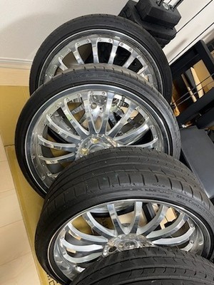 JDM Carlson Ultralight 22-inch 1/16 Buff Polish Tire and Wheel 4-Wheel Set (No Tires) - Image 2