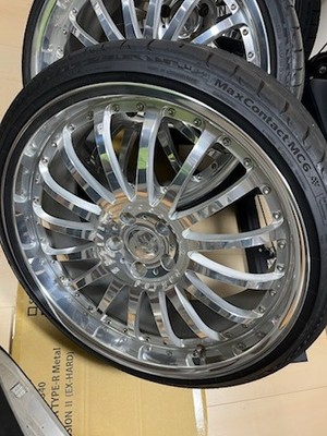 JDM Carlson Ultralight 22-inch 1/16 Buff Polish Tire and Wheel 4-Wheel Set (No Tires) - Image 3