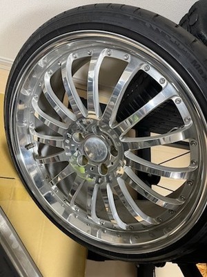 JDM Carlson Ultralight 22-inch 1/16 Buff Polish Tire and Wheel 4-Wheel Set (No Tires) - Image 5