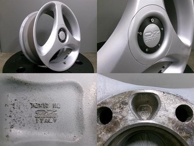 JDM 215/60R17 Used Rare OZ Racing CYGNUS 175H114.3 3-Wheel Set Spoke Cygnus (No Tires) - Image 3