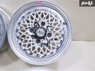 JDM Rare/Classic Car SSR Speed Star Formula Mesh 15x6J +36 PCD114.3 4 (No Tires) - Image 4