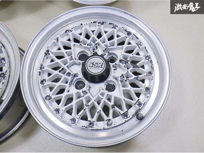 JDM Rare/Classic Car SSR Speed Star Formula Mesh 15x6J +36 PCD114.3 4 (No Tires) - Image 5