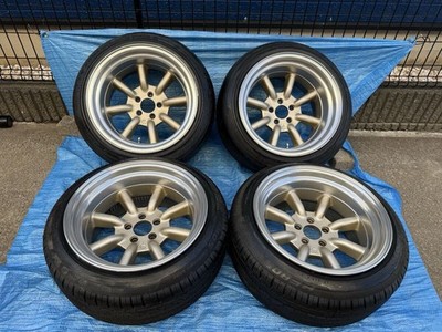 JDM R-type Watanabe Eight Spoke 16x9J -13 2-Wheel Set 9.5J -19 2-Wheel Set ZN6 86 5 (No Tires)