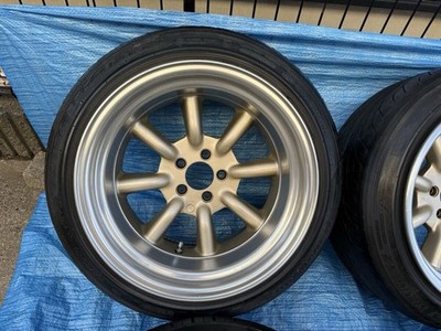 JDM R-type Watanabe Eight Spoke 16x9J -13 2-Wheel Set 9.5J -19 2-Wheel Set ZN6 86 5 (No Tires) - Image 5
