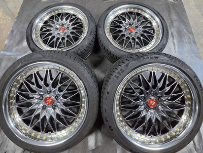 JDM Domestic Tire Set WORK VS-XV Deep Rim/Stepped Rim for Vellfire/Cro (No Tires)