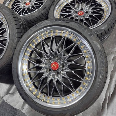 JDM Domestic Tire Set WORK VS-XV Deep Rim/Stepped Rim for Vellfire/Cro (No Tires) - Image 3