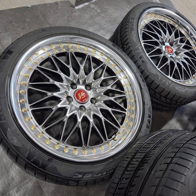 JDM Domestic Tire Set WORK VS-XV Deep Rim/Stepped Rim for Vellfire/Cro (No Tires) - Image 4