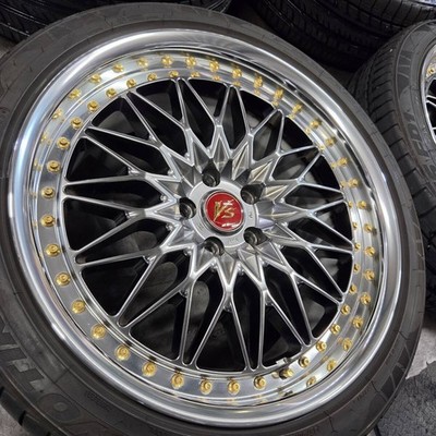 JDM Domestic Tire Set WORK VS-XV Deep Rim/Stepped Rim for Vellfire/Cro (No Tires) - Image 7