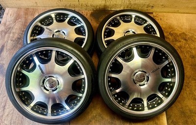 JDM Rare Lowenhart 20x8.5J/9.5J PCD114.3 5H ET45/39 245/35ZR20 Wheel an (No Tires)