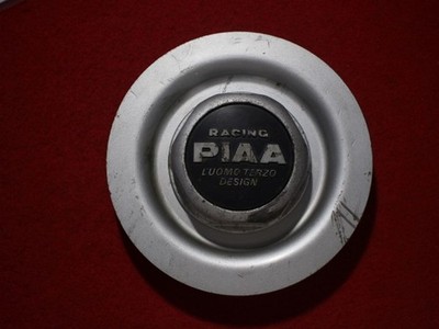 JDM 1 sheet RACING PIAA aftermarket used wheel center cap center cover (No Tires)
