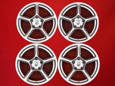JDM PORSCHE Porsche Boxster 981 genuine 5 spoke wheels 4wheels 8/9J-18 (No Tires)