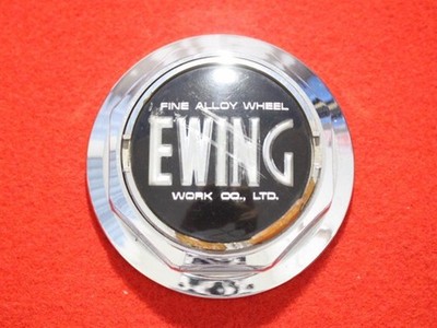 JDM 1 sheet EWING aftermarket used wheel center cap center cover emble (No Tires)