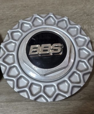 JDM Rare Low-Type BBS RS Center Caps Screw Type Set of 2 16-inch/17-in (No Tires) - Image 2