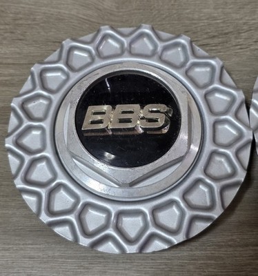 JDM Rare Low-Type BBS RS Center Caps Screw Type Set of 2 16-inch/17-in (No Tires) - Image 3