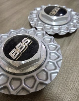 JDM Rare Low-Type BBS RS Center Caps Screw Type Set of 2 16-inch/17-in (No Tires) - Image 5