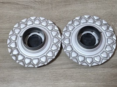 JDM Rare Low-Type BBS RS Center Caps Screw Type Set of 2 16-inch/17-in (No Tires) - Image 7