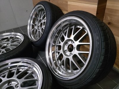 JDM Deep RimSSR Professor MS-1 4-Wheel Set 9.5J +18/+30 185-hole PCD114 (No Tires) - Image 2