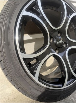 JDM OZ RACING X-LINE WAVE PCD100 7J+42 Compact Car Wheels with Tires (No Tires) - Image 2