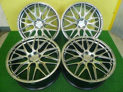 JDM H3140 Used 4-Wheel Set Trafficstar FORGED TSF-01 21 x 9J +38 5H 114.3 Ha (No Tires)