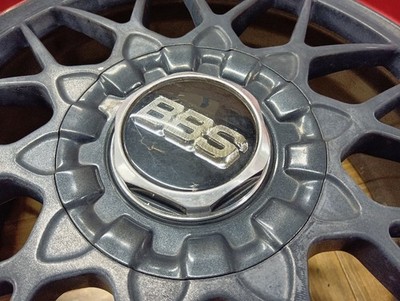 JDM BBS RG114 RG115 188.0/9.0J 5/114.3 +40/+42 BK/Rim RED Used Set of (No Tires) - Image 2
