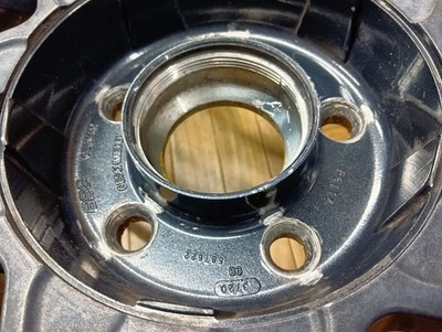 JDM BBS RG114 RG115 188.0/9.0J 5/114.3 +40/+42 BK/Rim RED Used Set of (No Tires) - Image 3