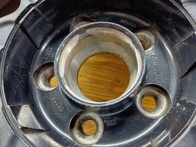 JDM BBS RG114 RG115 188.0/9.0J 5/114.3 +40/+42 BK/Rim RED Used Set of (No Tires) - Image 4