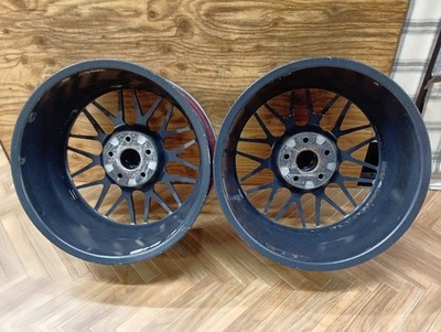 JDM BBS RG114 RG115 188.0/9.0J 5/114.3 +40/+42 BK/Rim RED Used Set of (No Tires) - Image 10