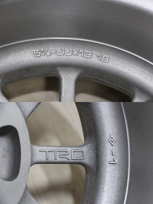JDM C229 Rare Out of Print Classic Car TRD Tosco 13x5.5J+18 PCD114.3 2 (No Tires) - Image 9