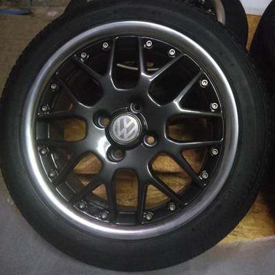 JDM VW Genuine BBS RS772 Rim Polished Gunmetal Disc Specification 4-ho (No Tires) - Image 2