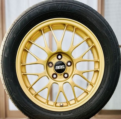JDM BBS RG362 FORGED 16x6.5J +48 PCD100 5H 4-Wheel Set with 205/55R16 T (No Tires)