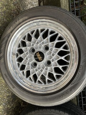 JDM BBS Mesh Wheels 4-Wheel Set with Center Caps 14-inch 114.3mm 4-hole (No Tires) - Image 3