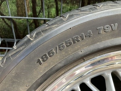 JDM BBS Mesh Wheels 4-Wheel Set with Center Caps 14-inch 114.3mm 4-hole (No Tires) - Image 8