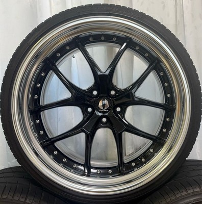 JDM Top-of-the-line ultra-lightweight deep-dish step-rim wheels and ti (No Tires) - Image 3