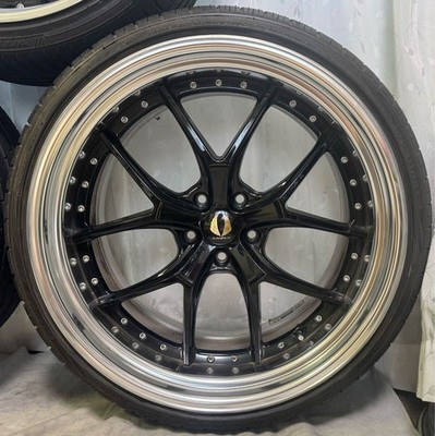 JDM Top-of-the-line ultra-lightweight deep-dish step-rim wheels and ti (No Tires) - Image 5
