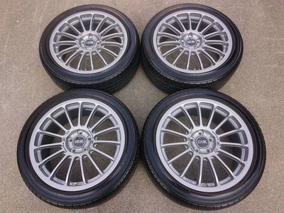 JDM Out-of-print OZ Racing Superturismo 17x7J OFF+48 5H PCD100 215/45R1 (No Tires)