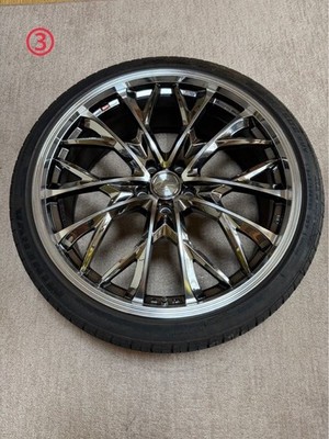 JDM 80 Harrier 21-inch Leonis MV tire and wheel 4-piece set with lug n (No Tires) - Image 3