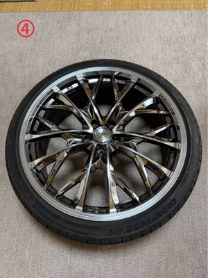 JDM 80 Harrier 21-inch Leonis MV tire and wheel 4-piece set with lug n (No Tires) - Image 4