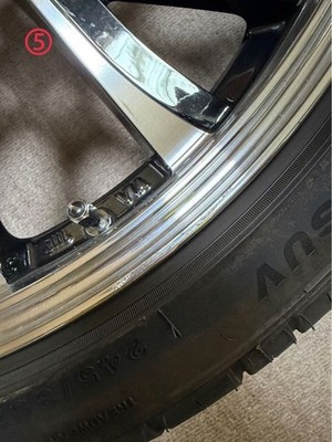 JDM 80 Harrier 21-inch Leonis MV tire and wheel 4-piece set with lug n (No Tires) - Image 5