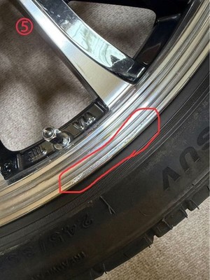 JDM 80 Harrier 21-inch Leonis MV tire and wheel 4-piece set with lug n (No Tires) - Image 6