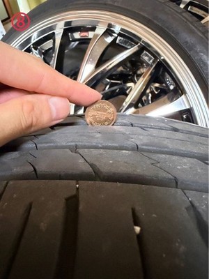 JDM 80 Harrier 21-inch Leonis MV tire and wheel 4-piece set with lug n (No Tires) - Image 9