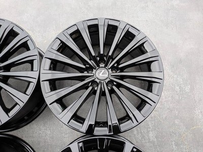 JDM Lexus LS500 Bar John L Genuine 19 Black 4-Wheel Set (No Tires) - Image 5