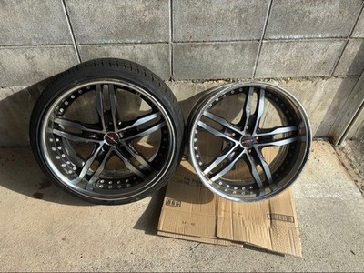 JDM Shallen KSH1 19x9.5J +30 5H100 Deep Rim 2-Wheel Set (No Tires)