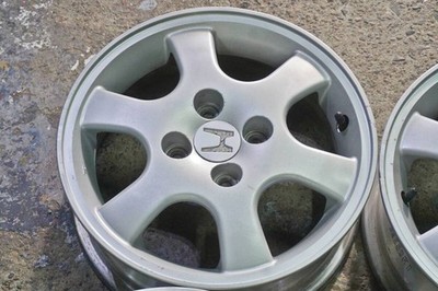 JDM Rare discontinued Honda GA3 logo genuine TS 14in 5J +35 PCD100 sui (No Tires) - Image 2