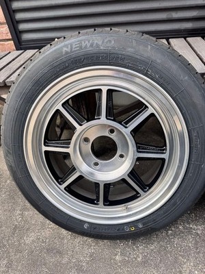 JDM Hayashi Racing BS tires 14-inch 6J 38 mirror polished finish (No Tires) - Image 7