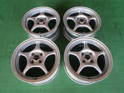 JDM Rare ENKEI Racing RP02 4Wheels 15x7+41 4x100 lightweight